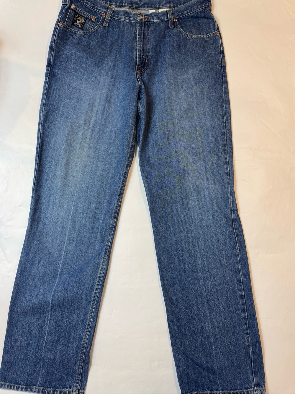 Cinch Men’s Relaxed Fit Jeans - Medium Blue Denim 38x36